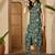 Floral Printed Rama Green Rayon Co Ords for Women