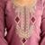 Women Embroidered Regular Sequinned Straight Kurta with Trousers & With Dupatta