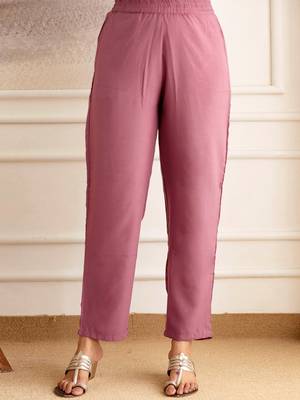 Women Embroidered Regular Sequinned Straight Kurta with Trousers & With Dupatta 7