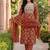 Women Ethnic Motifs Printed Regular Thread Work Kurta with Trousers & With Dupatta