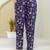 Floral Printed Notch Neck Sequinned Straight Kurta With Trouser & Dupatta