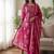 Women Floral Printed Regular Gotta Patti Kurta with Trousers & With Dupatta