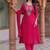 Women Floral Embroidered Regular Thread Work Kurta with Trousers & With Dupatta