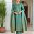 Floral Woven Design Straight Kurta With Trousers & Dupatta