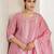 Women Pure Cotton Woven Design Straight Kurta Trousers With Dupatta