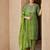 Women Striped Kurta with Trousers & Dupatta