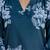 Printed Rama Blue Cotton Blend Co Ords for Women