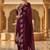 Women Embroidered Regular Velvet Kurta with Trousers & With Dupatta