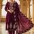 Women Embroidered Regular Velvet Kurta with Trousers & With Dupatta