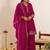 Women Ethnic Motifs Embroidered Empire Thread Work Kurta with Sharara & With Dupatta