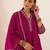 Women Ethnic Motifs Embroidered Empire Thread Work Kurta with Sharara & With Dupatta