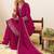 Women Ethnic Motifs Embroidered Empire Thread Work Kurta with Sharara & With Dupatta