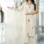 Women White Pure Cotton Embroidered Straight Kurta Sharara with Dupatta