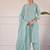 Women Floral Embroidered Regular Thread Work Pure Cotton Kurta with Trousers & With Dupatta