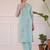 Women Floral Embroidered Regular Thread Work Pure Cotton Kurta with Trousers & With Dupatta
