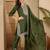 Ethnic Motifs Embroidered Thread Work Kurta With Trousers & Dupatta