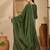 Ethnic Motifs Embroidered Thread Work Kurta With Trousers & Dupatta