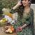 Women Floral Printed Regular Mirror Work Kurta with Trousers & With Dupatta