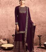 Women Floral Printed Kurta with Palazzo & Dupatta