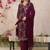 Women Floral Printed Regular Thread Work Kurta with Trousers & With Dupatta