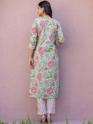 Women Embroidered Regular Kurta with Pyjamas & With Dupatta 5