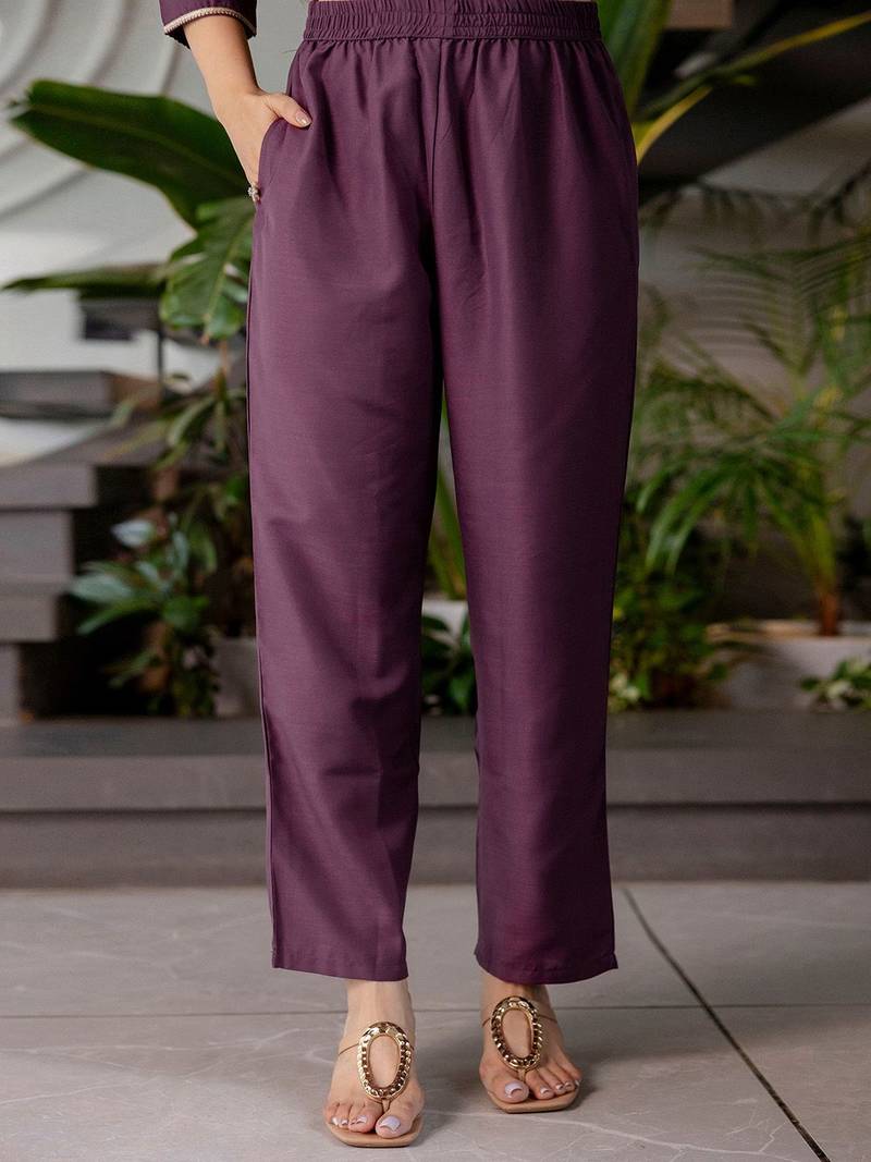 Women Floral Embroidered Sequinned Kurta with Trousers & Dupatta