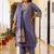 Women Ethnic Motifs Embroidered Regular Pure Silk Kurta with Trousers & With Dupatta