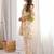 Embroidered Light Peach Viscose Rayon Co Ords for Women
