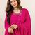 Women Embroidered Regular Kurta with Trousers & With Dupatta