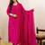 Women Embroidered Regular Kurta with Trousers & With Dupatta
