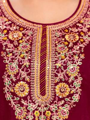 Women Embroidered Regular Kurta with Patiala & With Dupatta 5