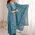 Women Embroidered Regular Kurta with Trousers & With Dupatta