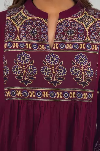 Women Ethnic Motifs Printed Empire Kurta with Trousers & With Dupatta