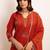 Women Floral Embroidered Regular Thread Work Kurta with Palazzos & With Dupatta