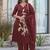 Women Ethnic Motifs Embroidered Regular Kurta with Trousers & With Dupatta