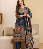 Women Ethnic Motifs Printed Kurta with Trousers & Dupatta