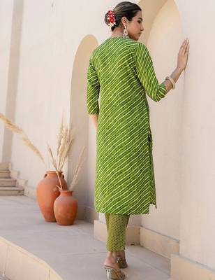 Women Embroidered Kurta with Trousers & Dupatta 5