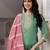 Women Ethnic Motifs Yoke Design Kurta with Trousers & With Dupatta