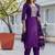 Women Woven Design Kurta with Trousers & Dupatta