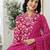 Women Floral Printed Regular Sequinned Kurta with Trousers & With Dupatta
