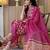 Women Floral Printed Regular Sequinned Kurta with Trousers & With Dupatta