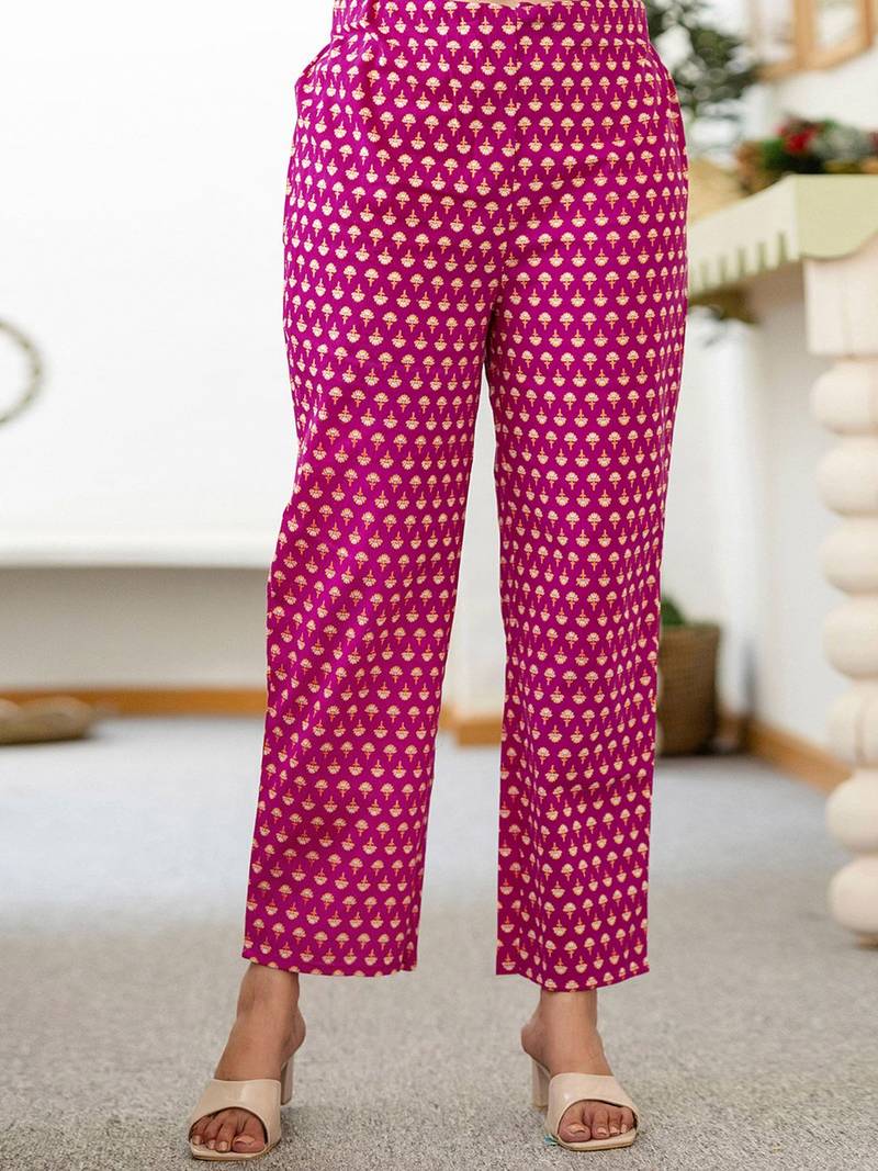 Women Floral Printed Regular Sequinned Kurta with Trousers & With Dupatta