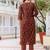 Women Floral Printed V-Neck Kurta with Trousers & With Dupatta
