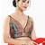 Women's sequence padded back open sleeveless saree blouse