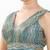 Women's silk padded back open sleeveless saree blouse