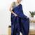 Women's silk padded back open sleeveless saree blouse