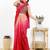 Women's silk padded back open sleeveless saree blouse