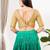 Women's tissue padded back open elbow sleeves saree blouse
