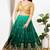 Women's tissue padded back open elbow sleeves saree blouse