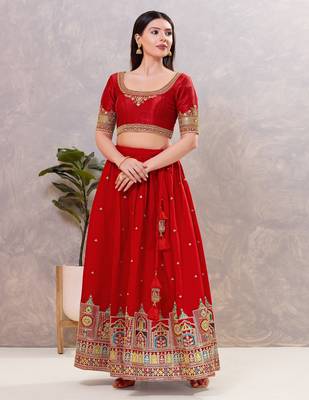 Women's mulbury silk padded back open elbow sleeves saree blouse 4
